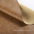 Velvet backing pvc leather for sofa